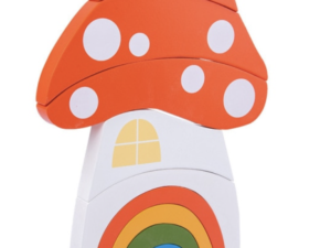Baby Montessori Mushroom Stacker Wooden Toys